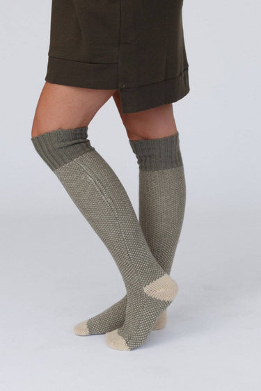 Cozy Cabin Lounge Socks - Mint